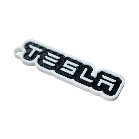 Breloc cu logo-ul TESLA , Design Fagure