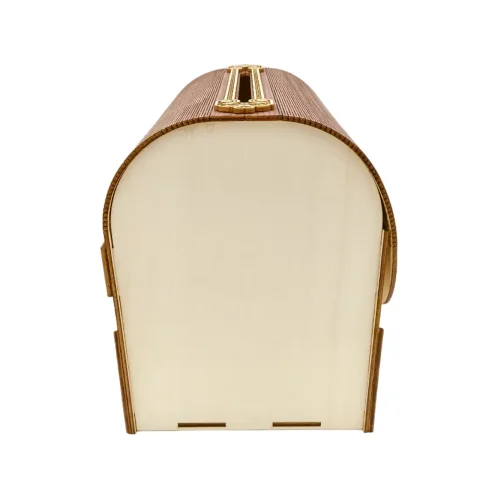 Cutie Dar Pentru Nunta Sau Botez "Cufarul Elegantei", Lemn, dimensiune 26x29x20 cm, WoodMag Cdr07