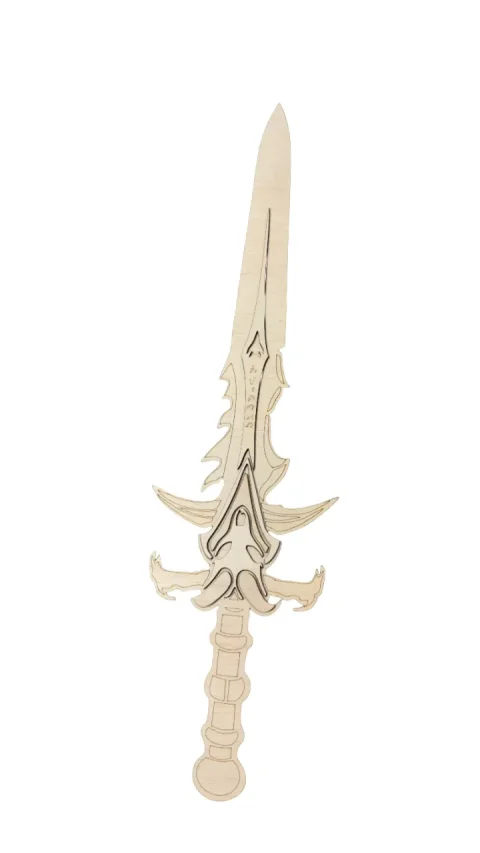 Sabie tip world of warcraft Frostmourne 4 layere, woodmag, SB04, 71cm