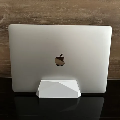 Suport vertical laptop – design geometric 3D modern