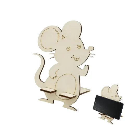 Suport universal de birou pentru telefon, Docking-station, WoodMag, Model Soricel PD018 dimensiune 18x14 cm