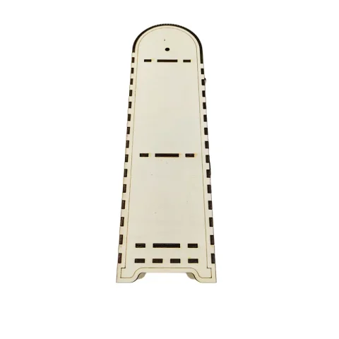Cutie sticla de vin woodmag, fereastra, lemn natur, 9.6 x 9.6 x 36 cm