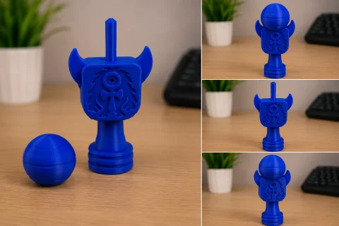 Geeker Kendama Astra realizată prin printare 3D – Jucărie handmade pentru coordonare și distracție