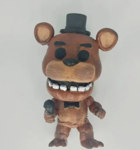 Figurină Freddy Fazbear printată 3D