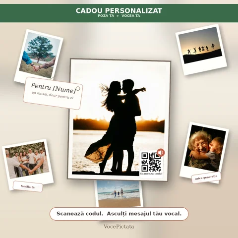 Tablou cu mesaj vocal ascuns in cod QR