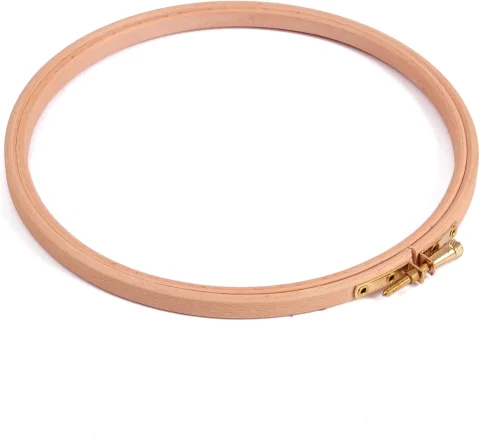 Gherghef broderie din lemn de fag Elbesee, diametru 17 cm