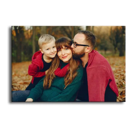Tablou canvas personalizat 70x50 cm orientare orizontal, personalizat cu poza ta, Imagine de Familie, color, print pe panza Premium